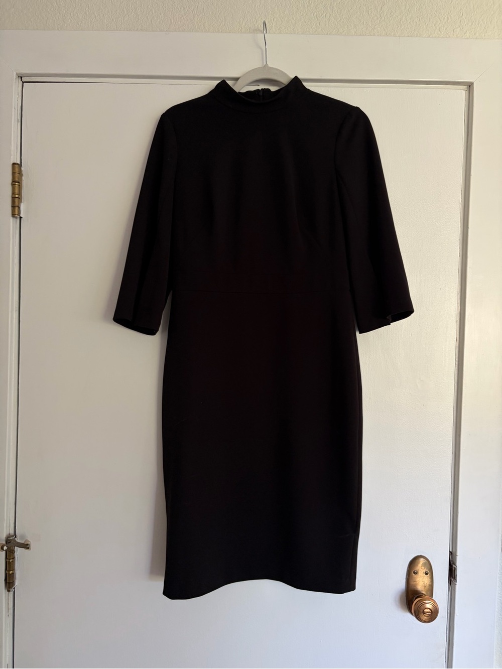 Calvin Klein Black Midi Sheath Dress